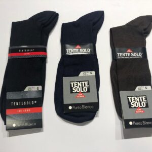 Calcetines Tentesolo Punto Blanco 13610-10