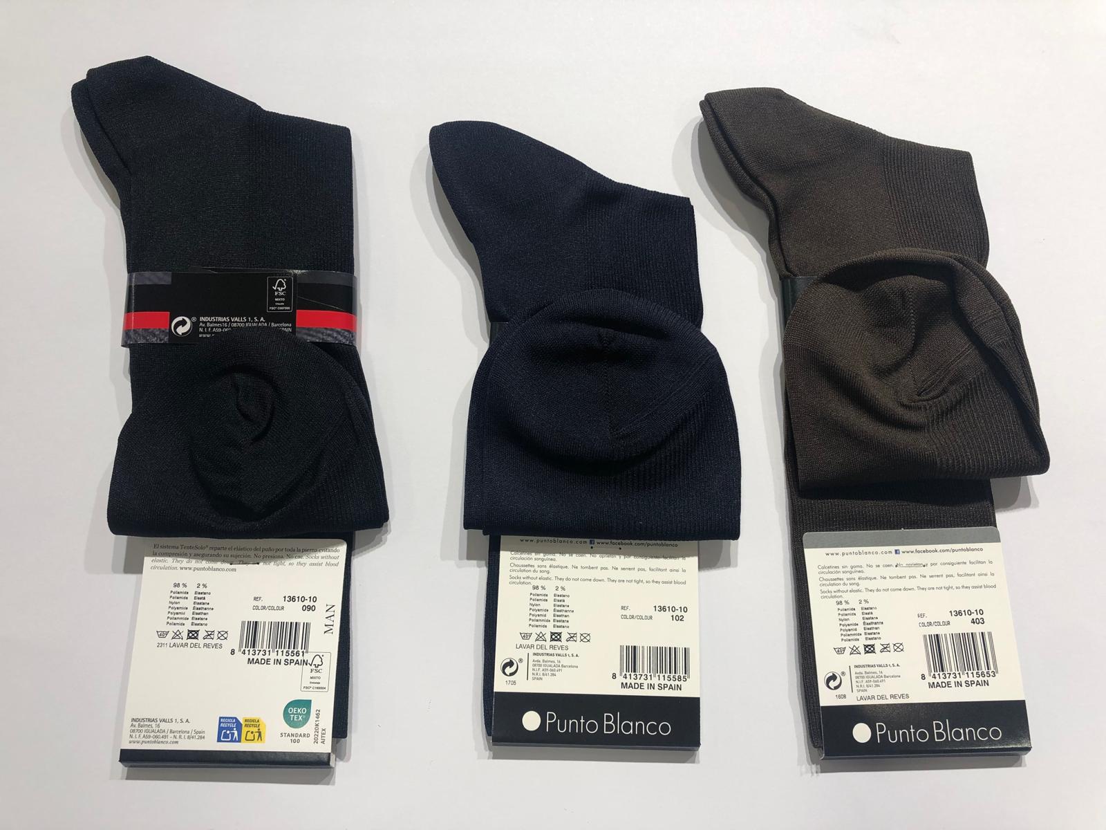 Calcetines Tentesolo Punto Blanco 13610-10 - Imagen 2